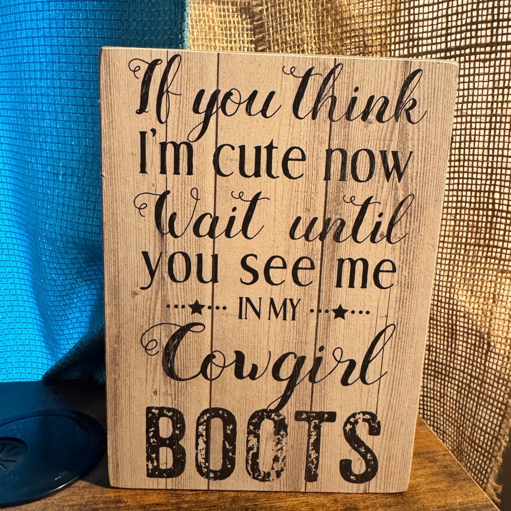 Hobby Lobby Rustic Wooden Sign